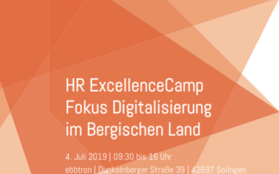 Einladung «2. HR ExcellenceCamp» am 04.07.2019 in Solingen