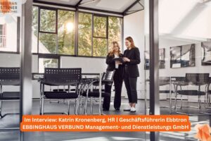 Das Bild zeigt Katrin Kronenberg, Geschäftsführerin im Ebbtron Solingen in den Räumlichkeiten in Solingen.