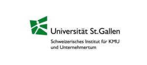 Das Bild zeigt ein Logo: Schweizerisches Institut für KMU und Unternehmertum an der Universität Sankt Gallen.